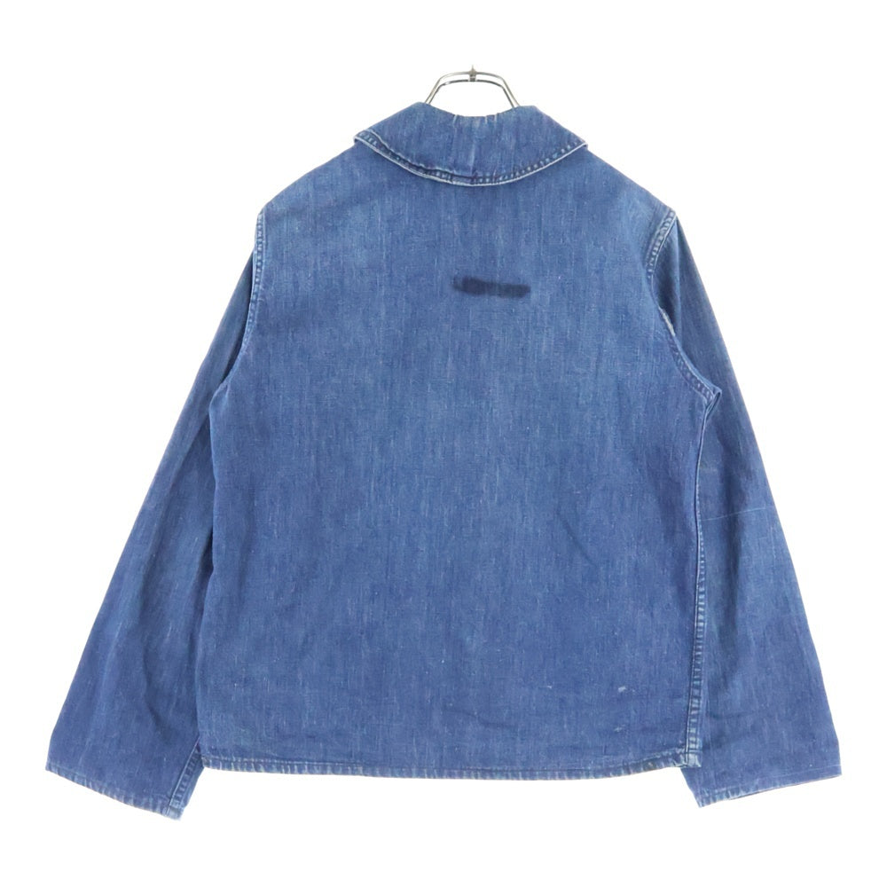 VINTAGE(ヴィンテージ) 50S VINTAGE US NAVY ユーエスネイビー ショールカラー ヘチマ襟 ヴィンテージ デニムカバーオール ジャケット インディゴ