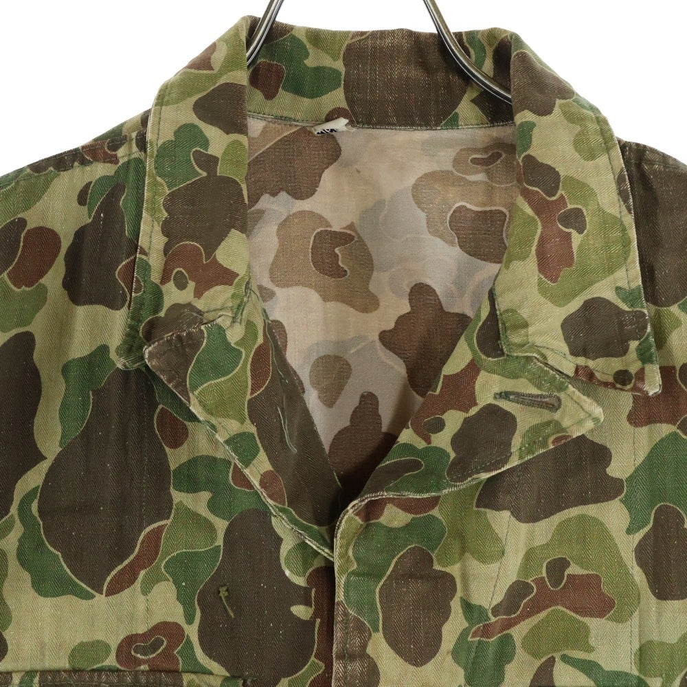 VINTAGE(ヴィンテージ) 40S VINTAGE US ARMY M-43 HBT ダックハンターカモ ヴィンテージ ミリタリージャケット カーキ