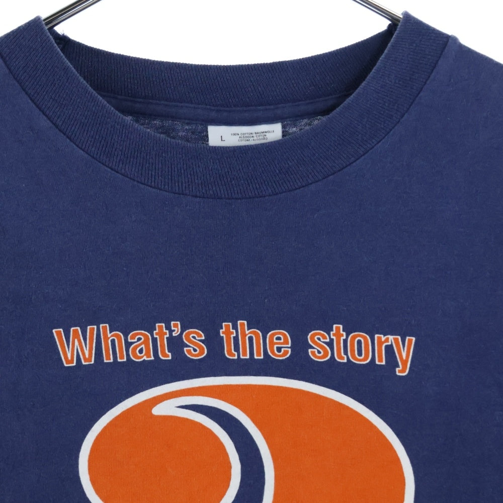 VINTAGE(ヴィンテージ) 90S VINTAGE oasis What's the story オアシス ヴィンテージプリントTシャツ 半袖カットソー ネイビー