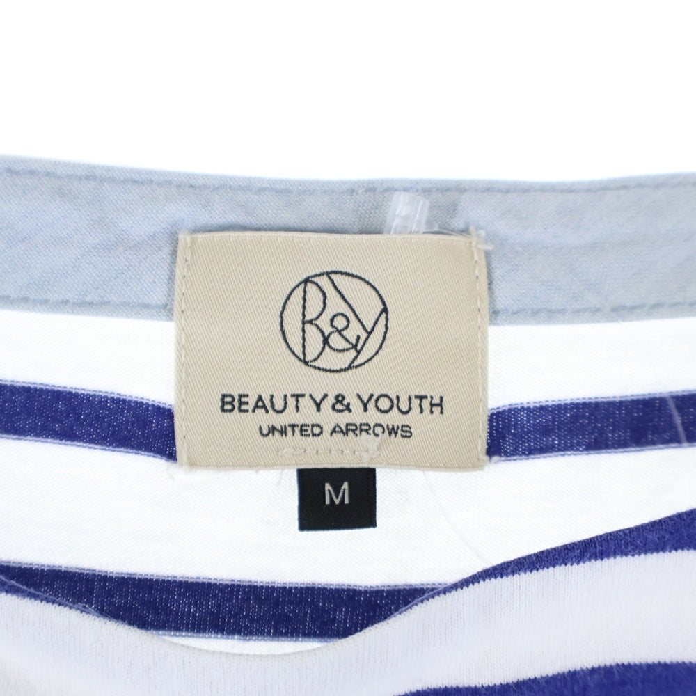 BEAUTY&YOUTH UNITED ARROWS(ビューティーアンドユースユナイテッドアローズ) ボーダー 半袖Tシャツ カットソー レディース ホワイト/ブルー