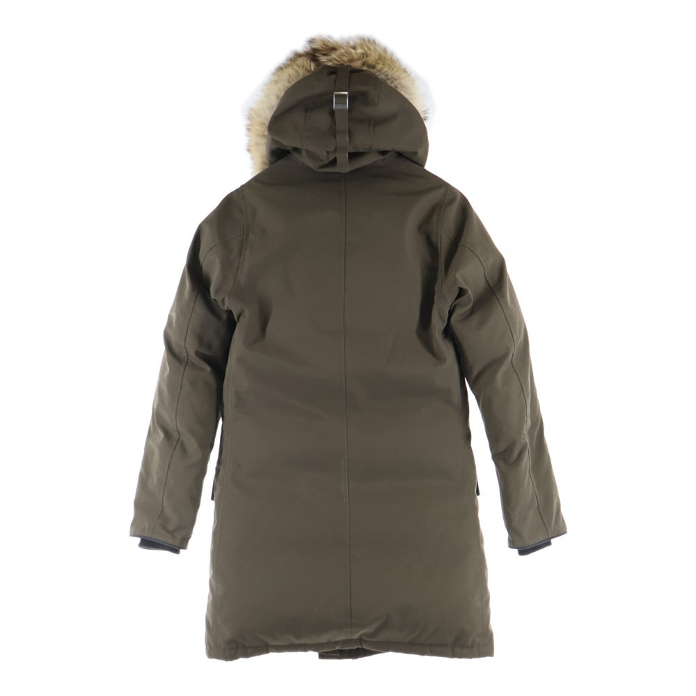 CANADA GOOSE(カナダグース) BRONTE PARKA ブロンテ パーカー ジップアップ フーデット ダウンコート ブラウン レディース 2600JL