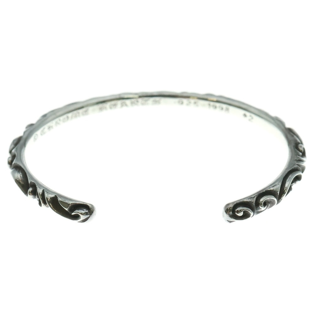 CHROME HEARTS(クロムハーツ) BANGLE SCROLL スクロールバンドバングル ブレスレット シルバー BCA127