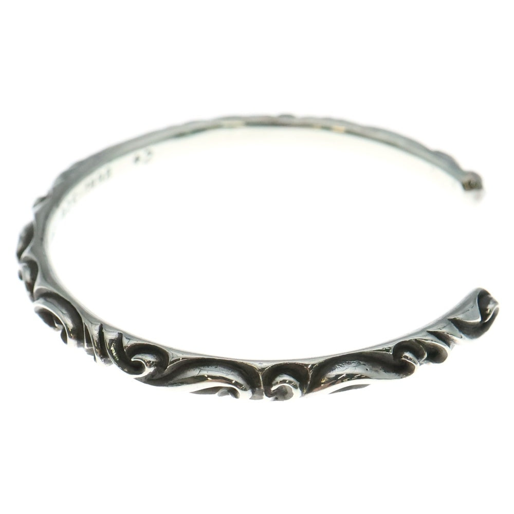 CHROME HEARTS(クロムハーツ) BANGLE SCROLL スクロールバンドバングル ブレスレット シルバー BCA127