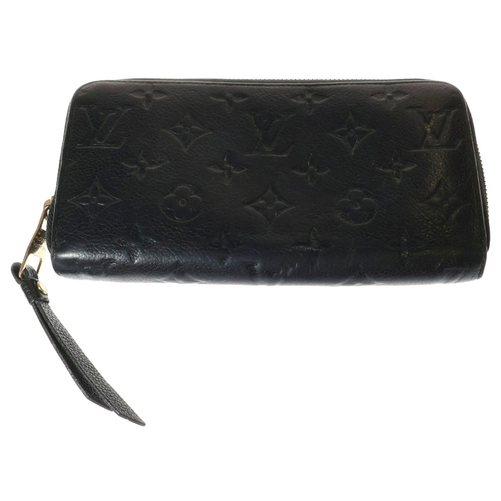 LOUIS VUITTON(ルイヴィトン) ジッピー ウォレット モノグラム アンプラント ラウンドファスナー 長財布 ブラック M61864 TN0186