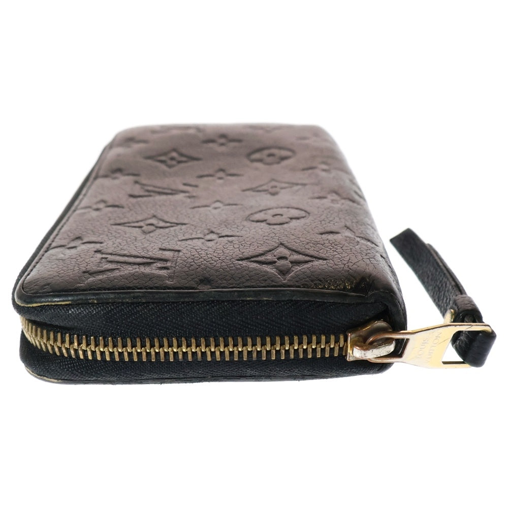 LOUIS VUITTON(ルイヴィトン) ジッピー ウォレット モノグラム アンプラント ラウンドファスナー 長財布 ブラック M61864 TN0186