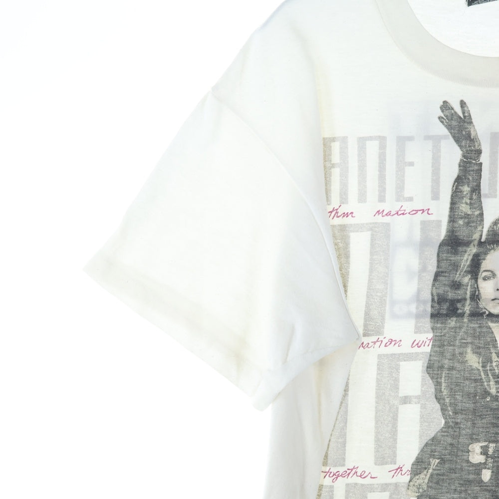 VINTAGE(ヴィンテージ) 90S VINTAGE JANET JACKSON RHYTHM NATION WORLD TOUR ヴィンテージ ジャネットジャクソン リズムネーション ワールドツアー 半袖Tシャツ カットソー ホワイト