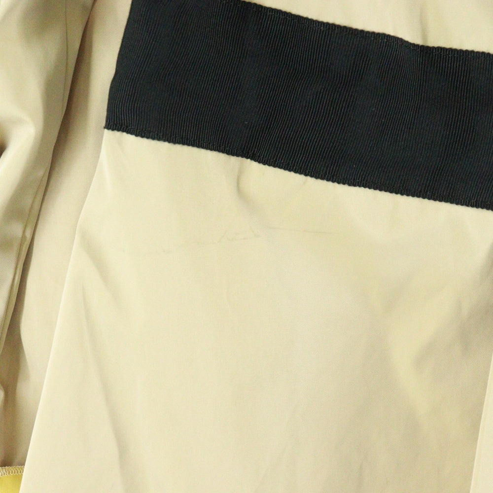 LANVIN en Bleu(ランバンオンブルー) コットン ロング スプリングコート ブラウン レディース 3616103