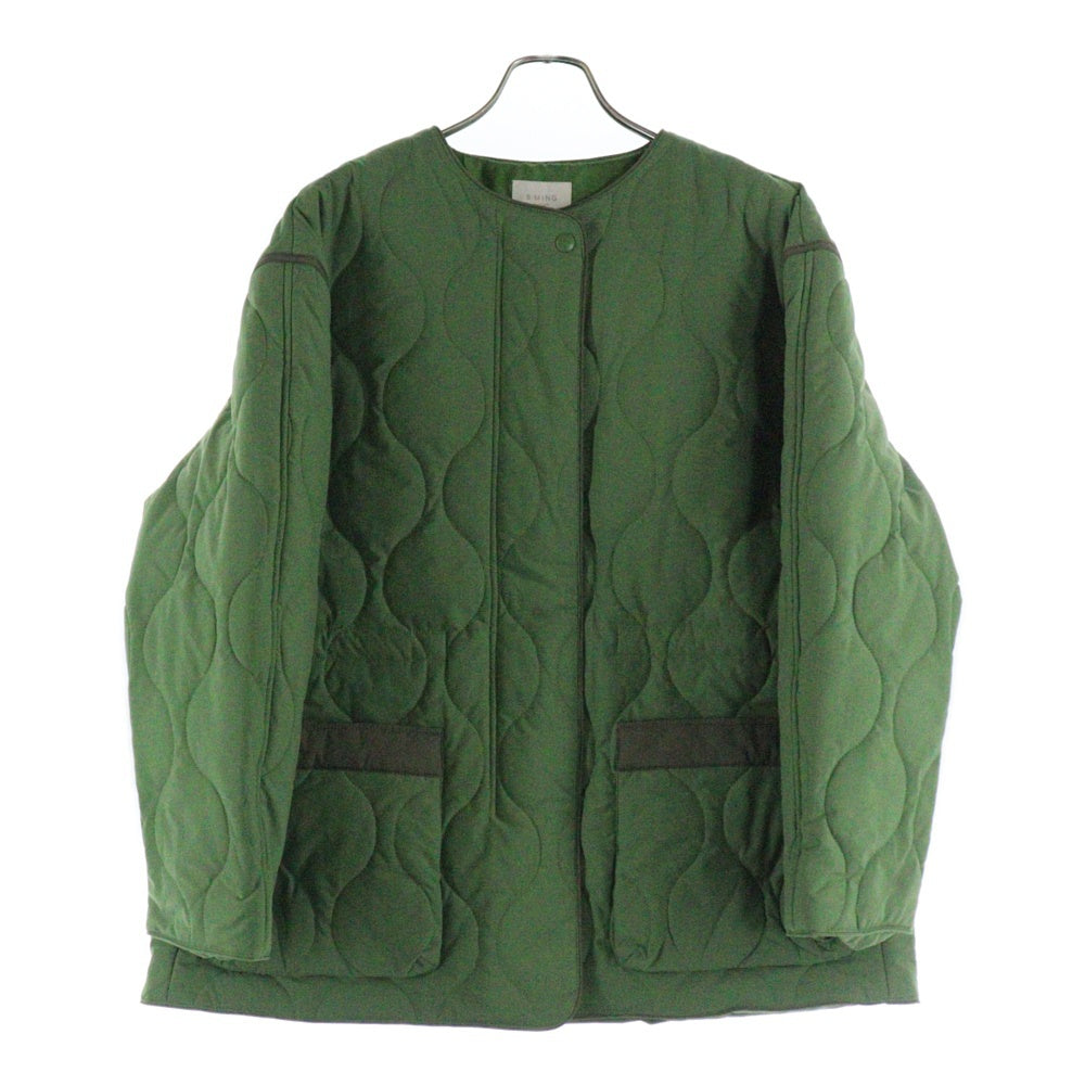 B:MING LIFE STORE by BEAMS(ビーミングライフストアバイビームス) 2ポケット 中綿キルティングジャケット カーキ 93-18-0393-213