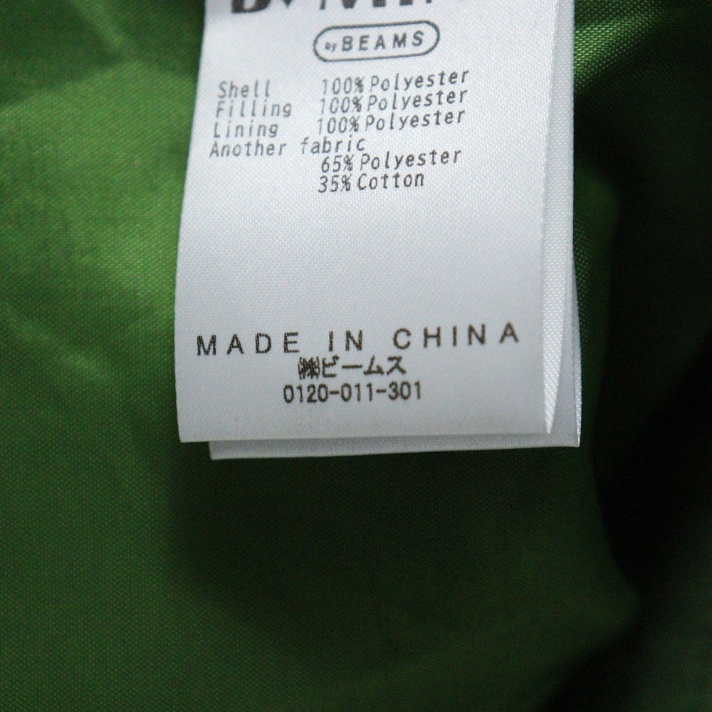 B:MING LIFE STORE by BEAMS(ビーミングライフストアバイビームス) 2ポケット 中綿キルティングジャケット カーキ 93-18-0393-213