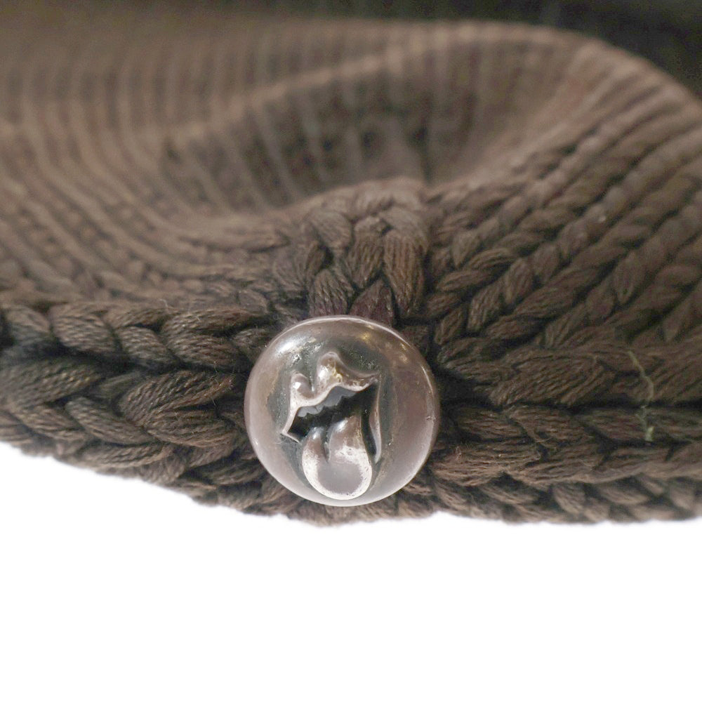 CHROME HEARTS(クロムハーツ) BEANIE CASH リップ&タン カシミヤ ニットキャップ ビーニー 帽子 ブラック