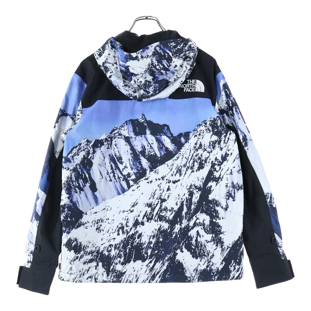 SUPREME(シュプリーム) 17AW ×THE NORTH FACE Mountain Parka ザノースフェイス 雪山 マウンテンパーカー ナイロンジャケット ブルー/ブラック NP61701I