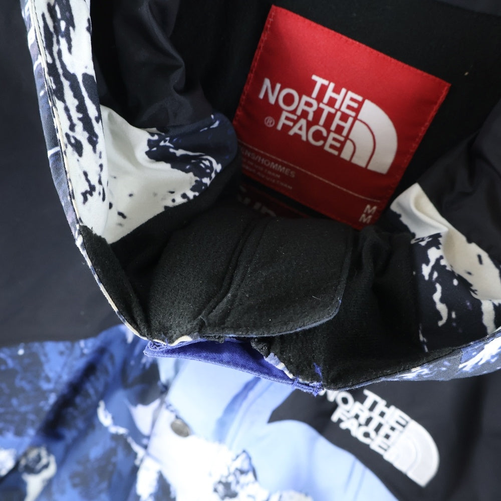 SUPREME(シュプリーム) 17AW ×THE NORTH FACE Mountain Parka ザノースフェイス 雪山 マウンテンパーカー ナイロンジャケット ブルー/ブラック NP61701I