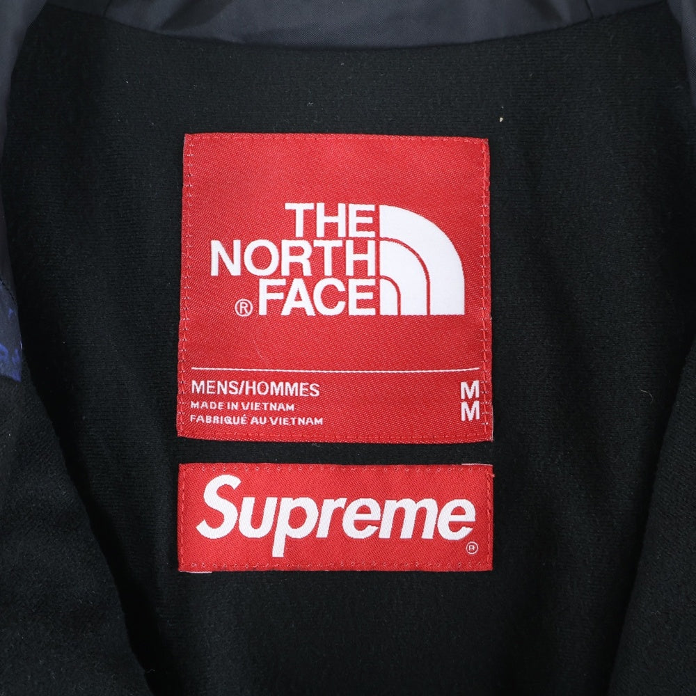 SUPREME(シュプリーム) 17AW ×THE NORTH FACE Mountain Parka ザノースフェイス 雪山 マウンテンパーカー ナイロンジャケット ブルー/ブラック NP61701I