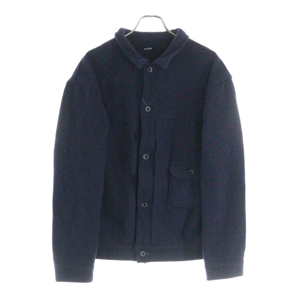MAILLOT(マイヨ) MATURE WOOL G JACKET マチュア ウール ジー ボタンジャケット ネイビー MAO-17139