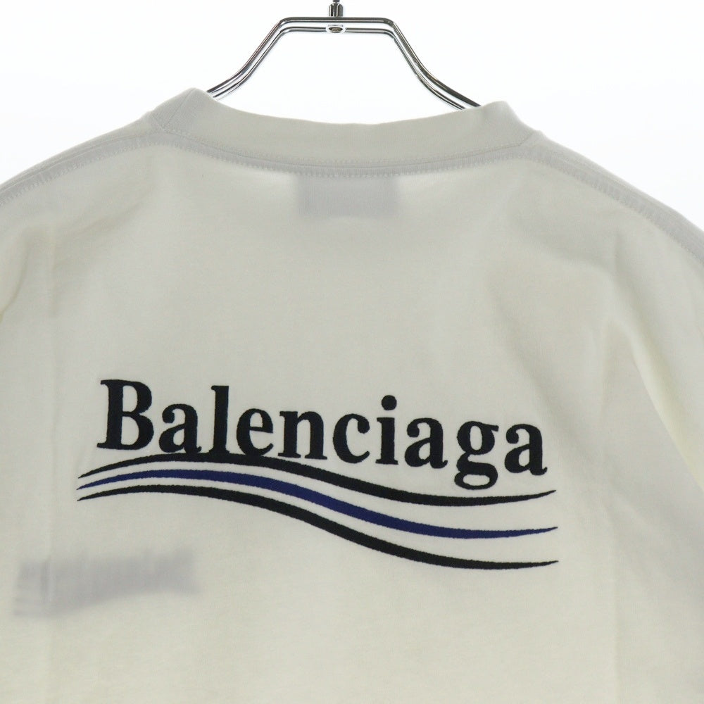 BALENCIAGA(バレンシアガ) 22SS POLITICAL CAMPAIGN LARGE FIT TEE ポリティカルキャンペーンロゴ クルーネック 半袖Tシャツ カットソー 641675 TKVJ1