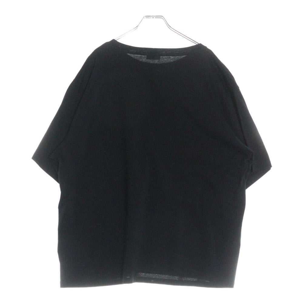 CELINE(セリーヌ) 22SS ゴシックロゴプリント クルーネック 半袖Tシャツ カットソー ブラック 2X37A671Q