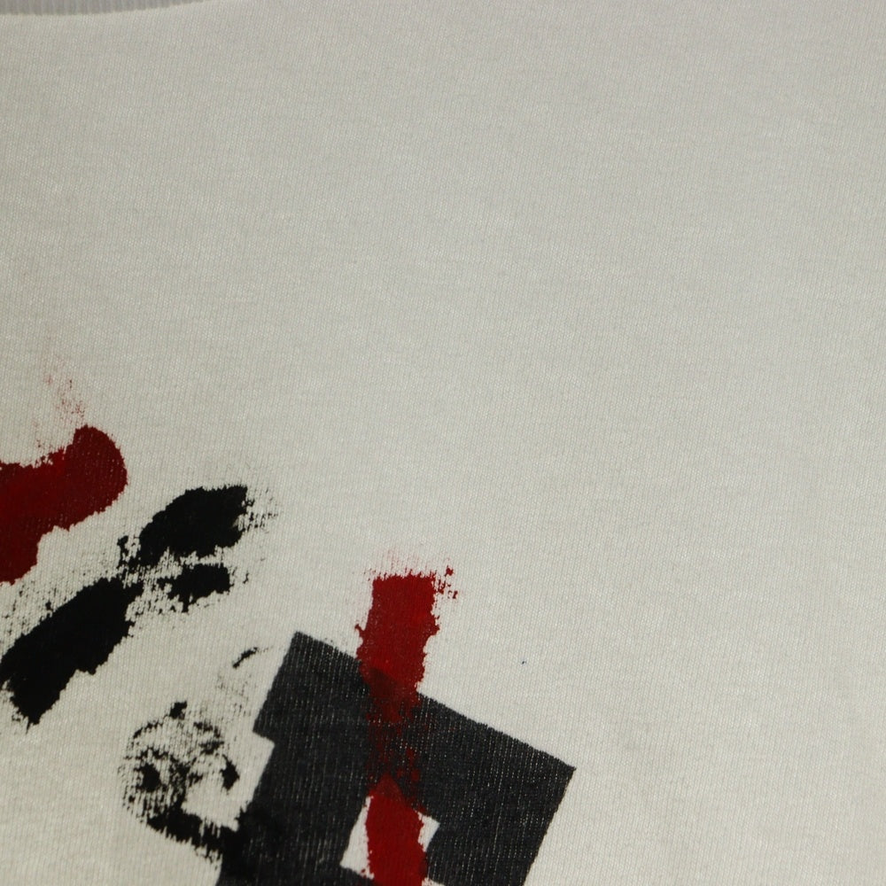 GALLERY DEPT.(ギャラリーデプト) ART DEPARTMENT TEE ペイント加工 アート デパートメント クルーネック 半袖Tシャツ カットソー ホワイト