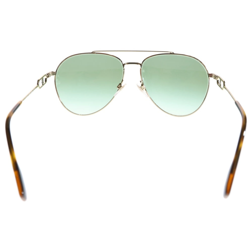 BURBERRY(バーバリー) ティアドロップ メタルフレーム サングラス メガネ 眼鏡 ゴールド B3128