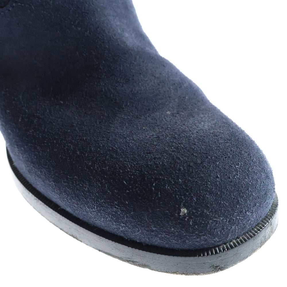 CHANEL(シャネル) SUEDE BOOTS CHANEL BLUE ココマーク スエード ショートブーツ レディース ネイビー G33419