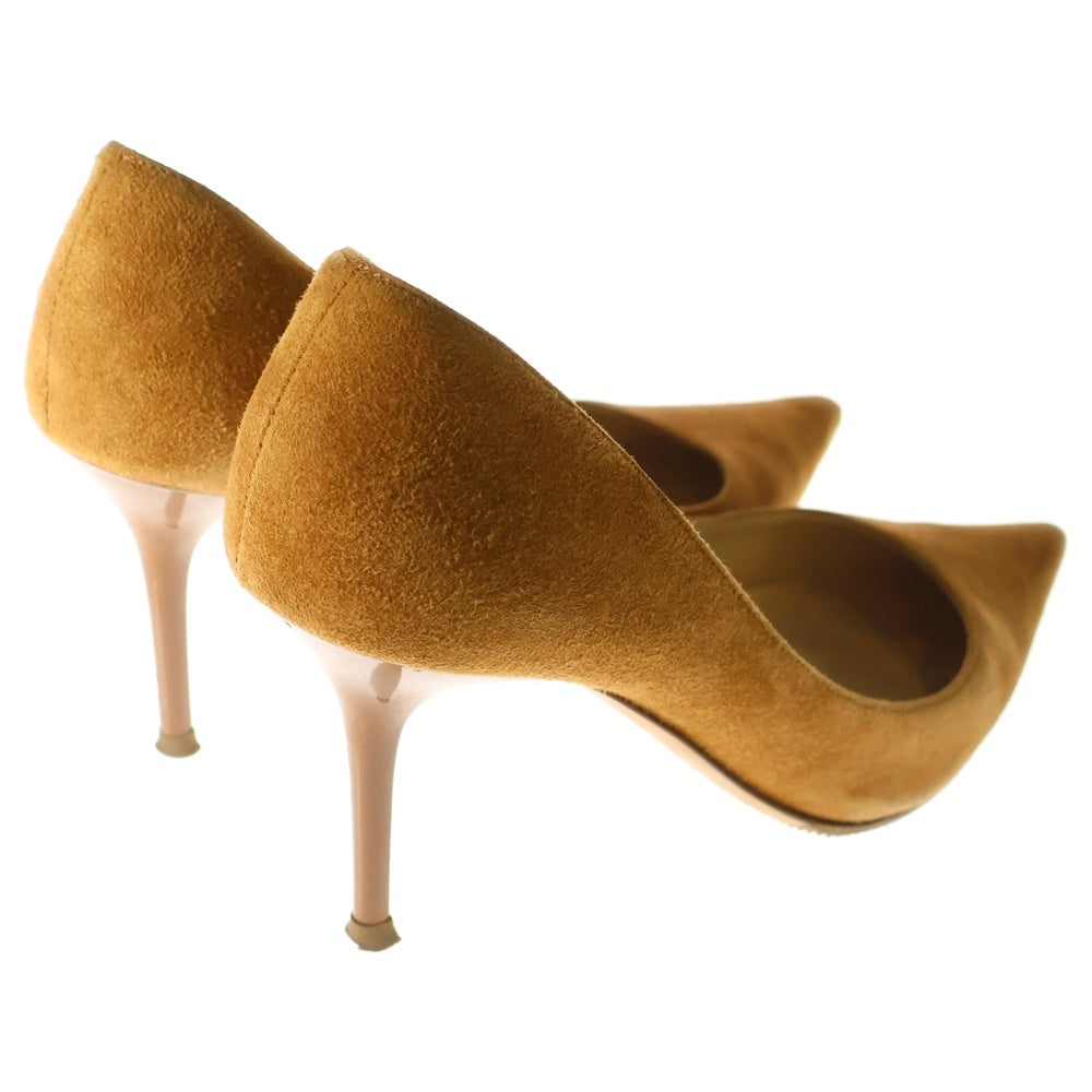JIMMY CHOO(ジミーチュウ) AGNES アグネス ポインテッドトゥ スウェード ハイヒール パンプス レディース ブラウン