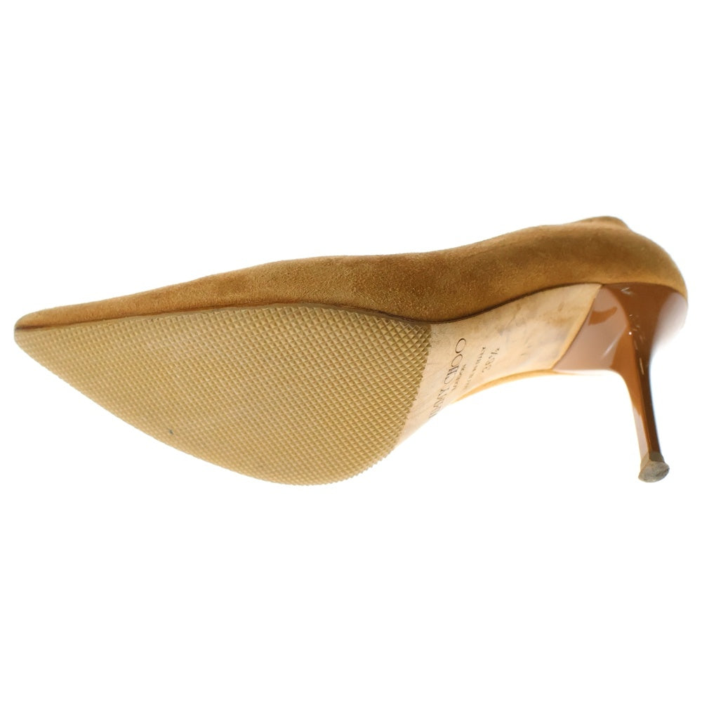 JIMMY CHOO(ジミーチュウ) AGNES アグネス ポインテッドトゥ スウェード ハイヒール パンプス レディース ブラウン