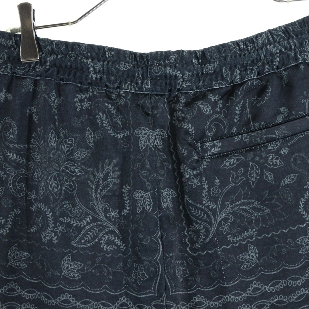 KITH(キス) PANELLE BANDANA ACTIVE SHORT バンダナパネル アクティブショーツ ハーフパンツ ブラック KHM060969
