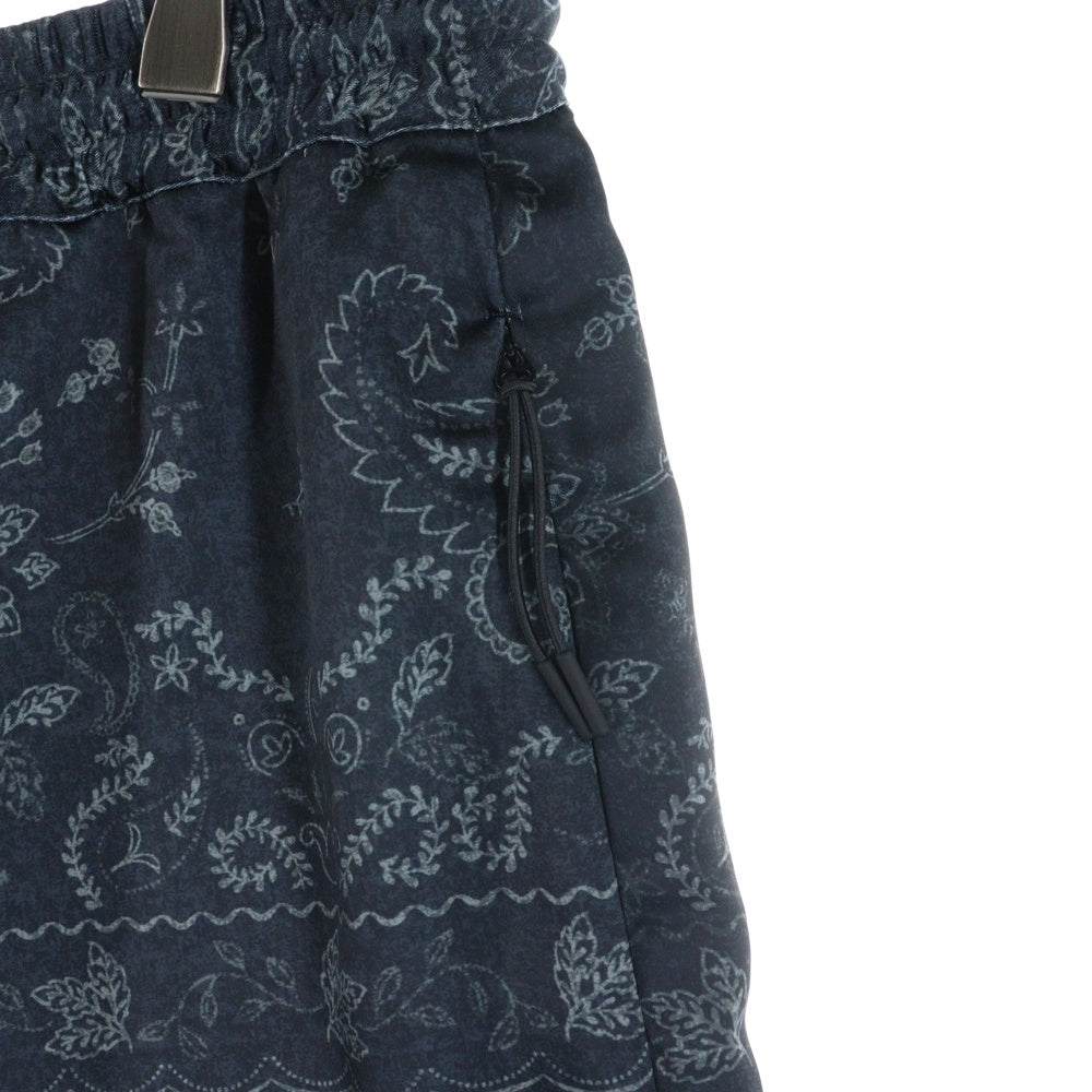 KITH(キス) PANELLE BANDANA ACTIVE SHORT バンダナパネル アクティブショーツ ハーフパンツ ブラック KHM060969