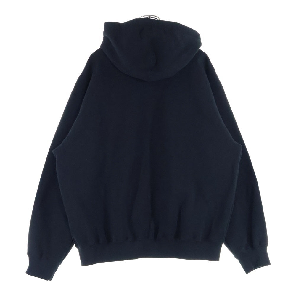 SUPREME(シュプリーム) 25SS B.B. Simon Zip Up Hooded Sweatshirt ビービーサイモン フロントロゴ スウェット ジップアップパーカー ブラック