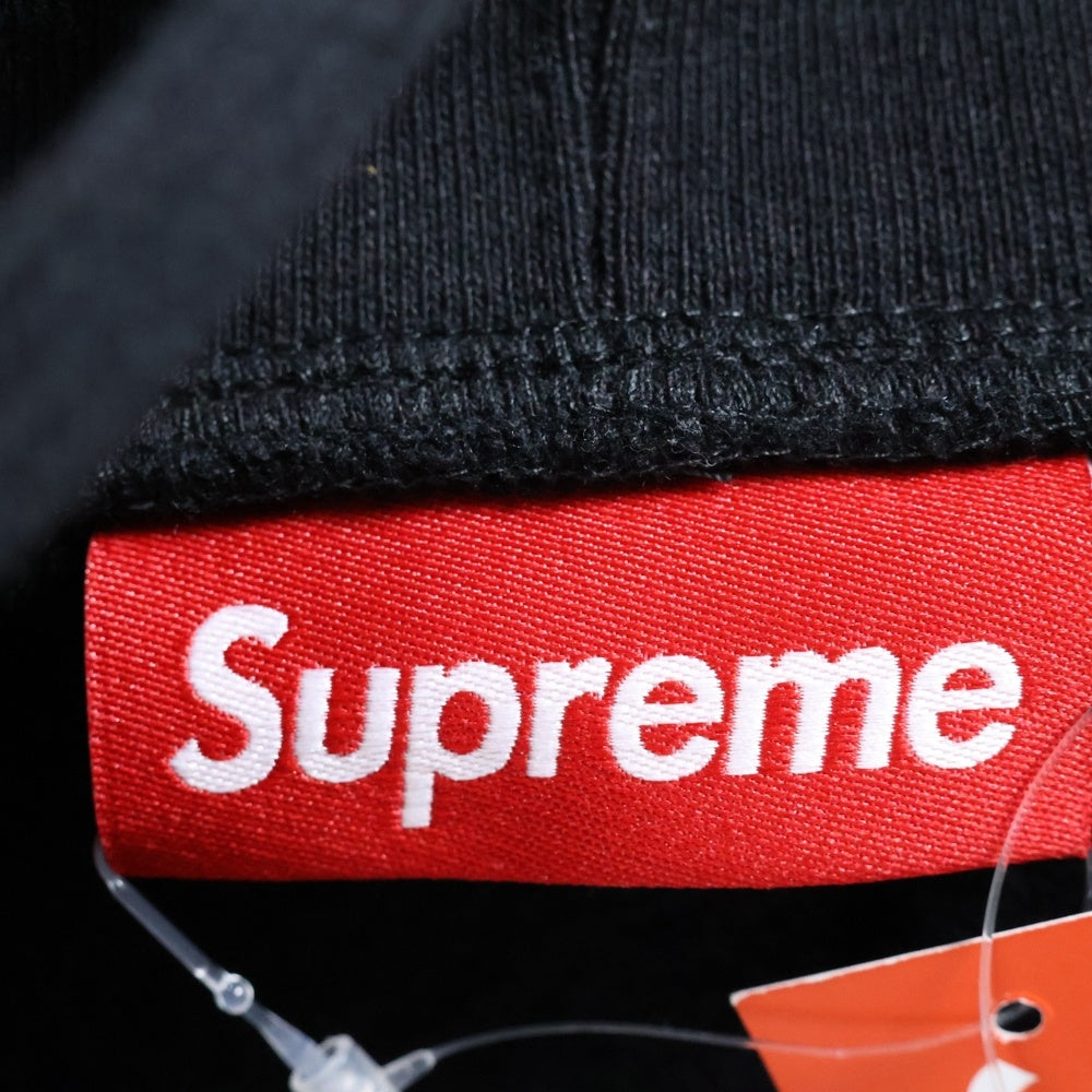 SUPREME(シュプリーム) 25SS B.B. Simon Zip Up Hooded Sweatshirt ビービーサイモン フロントロゴ スウェット ジップアップパーカー ブラック