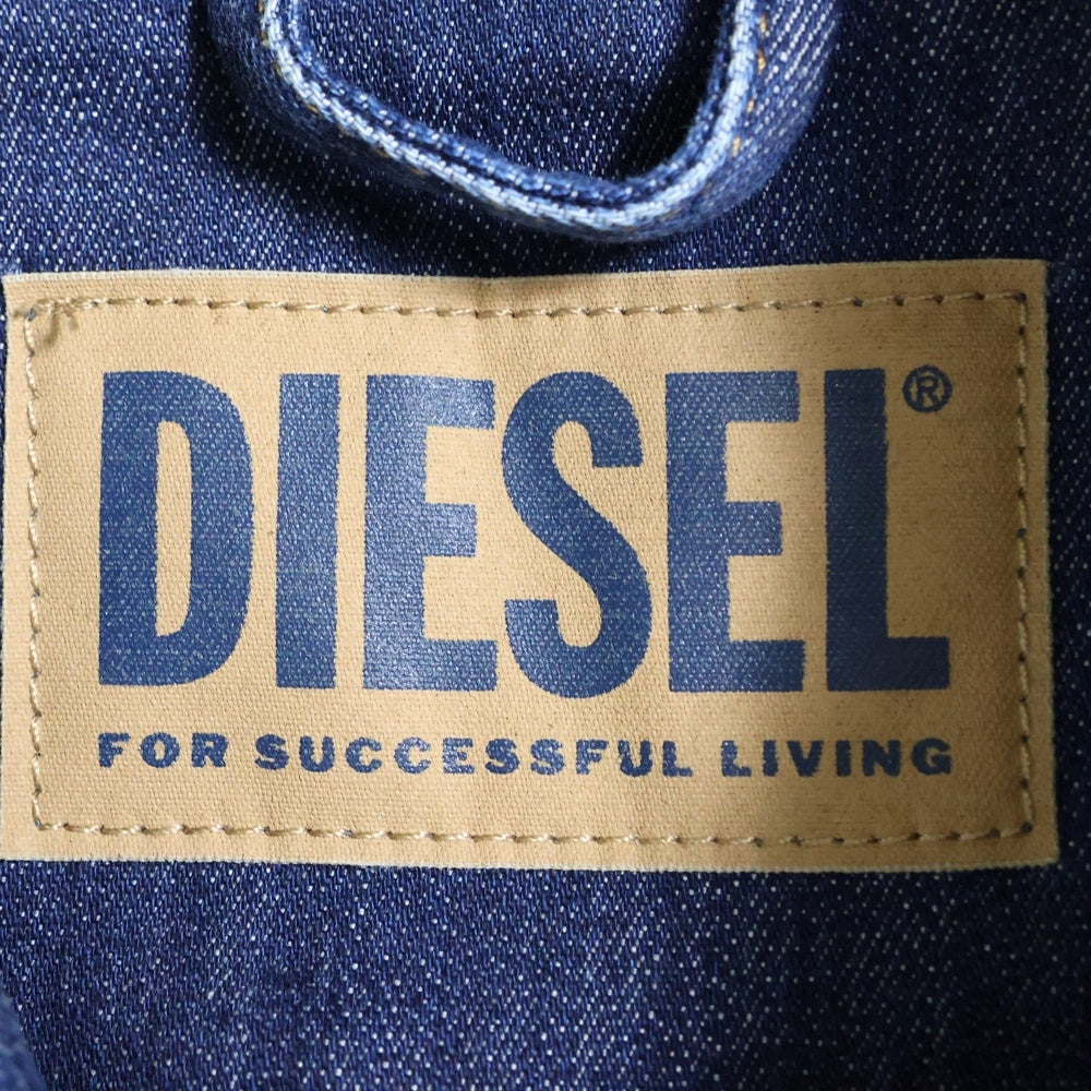 DIESEL(ディーゼル) NHILL-TW JOGG JEANS コットンストレッチ デニム トラッカージャケット インディゴ 00SYH7