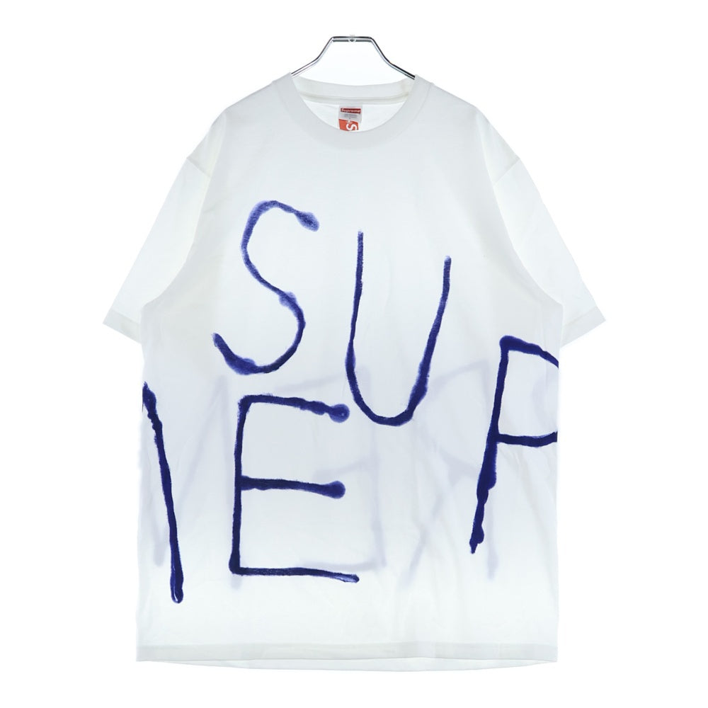 SUPREME(シュプリーム) 25SS Painted Tee ペインテッド クルーネック半袖Tシャツ カットソー ホワイト