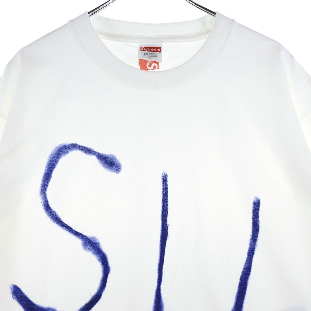 SUPREME(シュプリーム) 25SS Painted Tee ペインテッド クルーネック半袖Tシャツ カットソー ホワイト