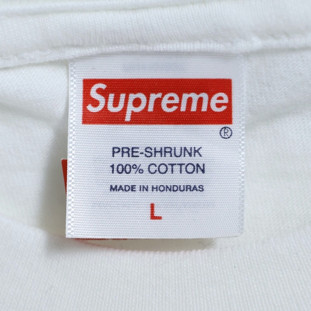 SUPREME(シュプリーム) 25SS Painted Tee ペインテッド クルーネック半袖Tシャツ カットソー ホワイト
