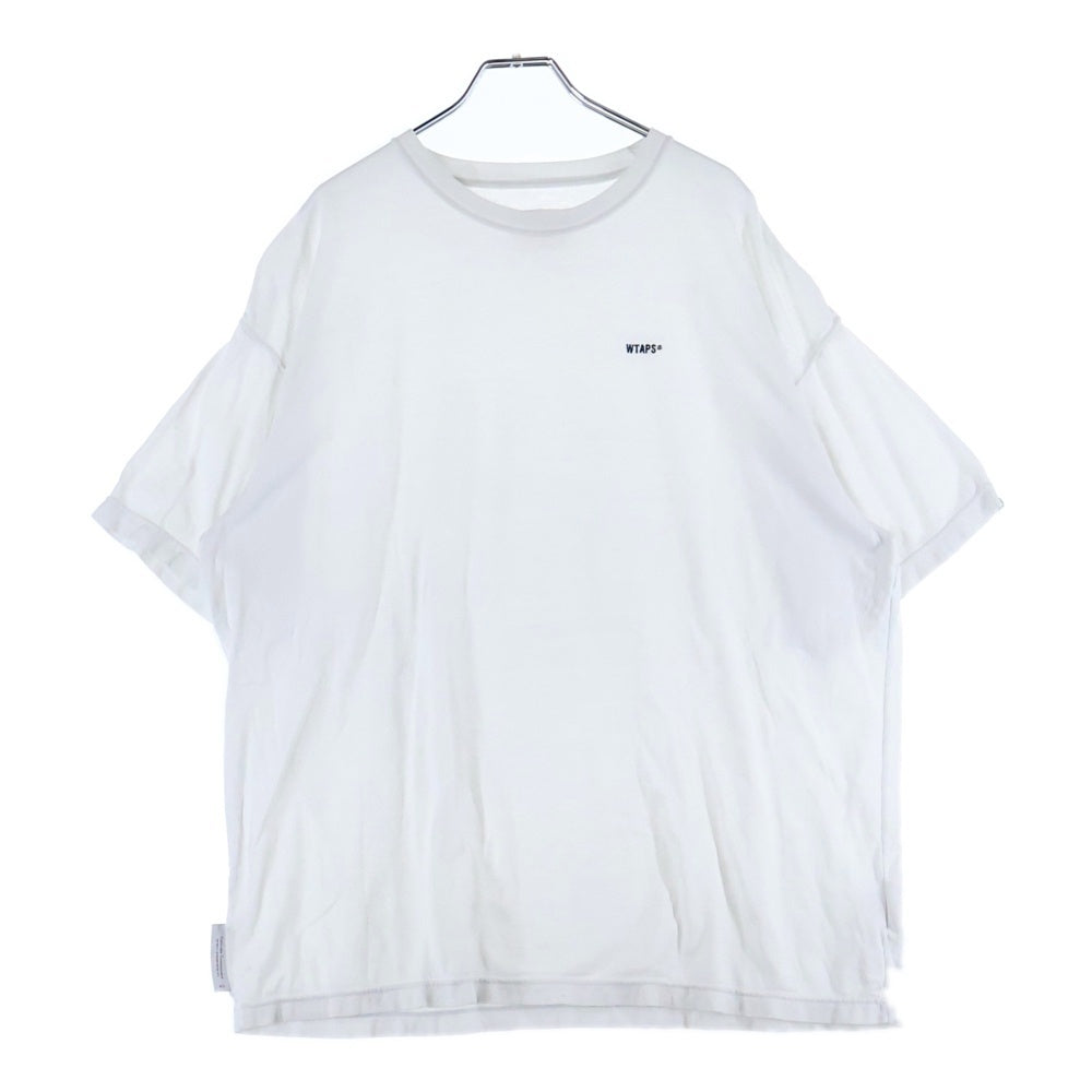 WTAPS(ダブルタップス) 23SS SIGN SS COTTON サイン ショートスリーブ コットン クルーネック半袖Tシャツ カットソー ホワイト 231ATDT-CSM28