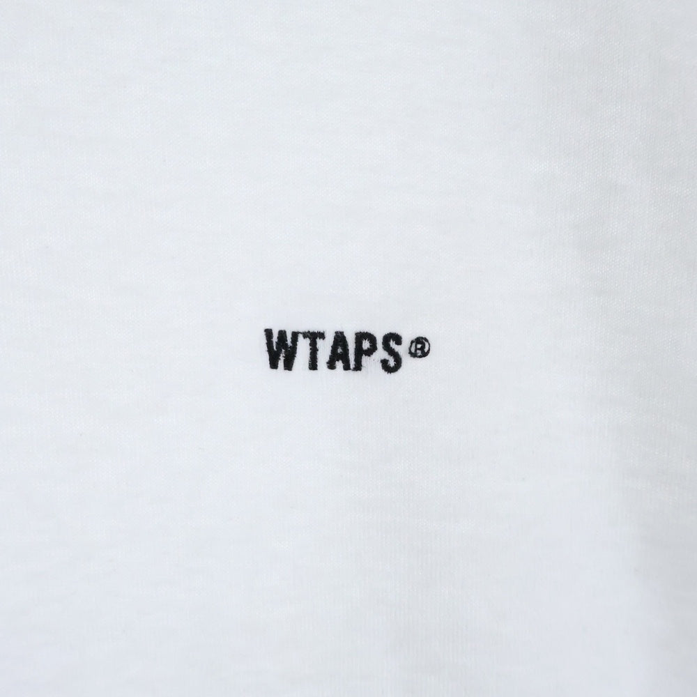 WTAPS(ダブルタップス) 23SS SIGN SS COTTON サイン ショートスリーブ コットン クルーネック半袖Tシャツ カットソー ホワイト 231ATDT-CSM28
