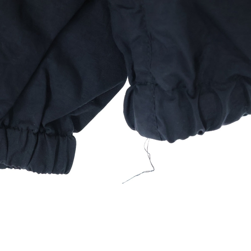 NEIGHBORHOOD(ネイバーフッド) 21SS ANORAK N-JKT ロゴプリント ハーフジップナイロンアノラックパーカー フーディー ブラック 211TSNH-JKM02