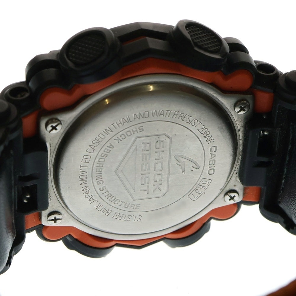 CASIO G-SHOCK(カシオ ジーショック) ソーラー アナデジ 20気圧防水 腕時計 ブラック/オレンジ GA-900C-1A4JF