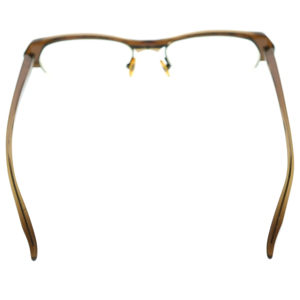 ALOOK(アルク) スクエア フレーム 眼鏡 アイウェア ブラウン ALK-1916