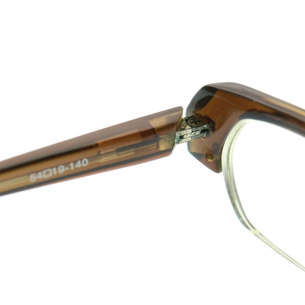 ALOOK(アルク) スクエア フレーム 眼鏡 アイウェア ブラウン ALK-1916