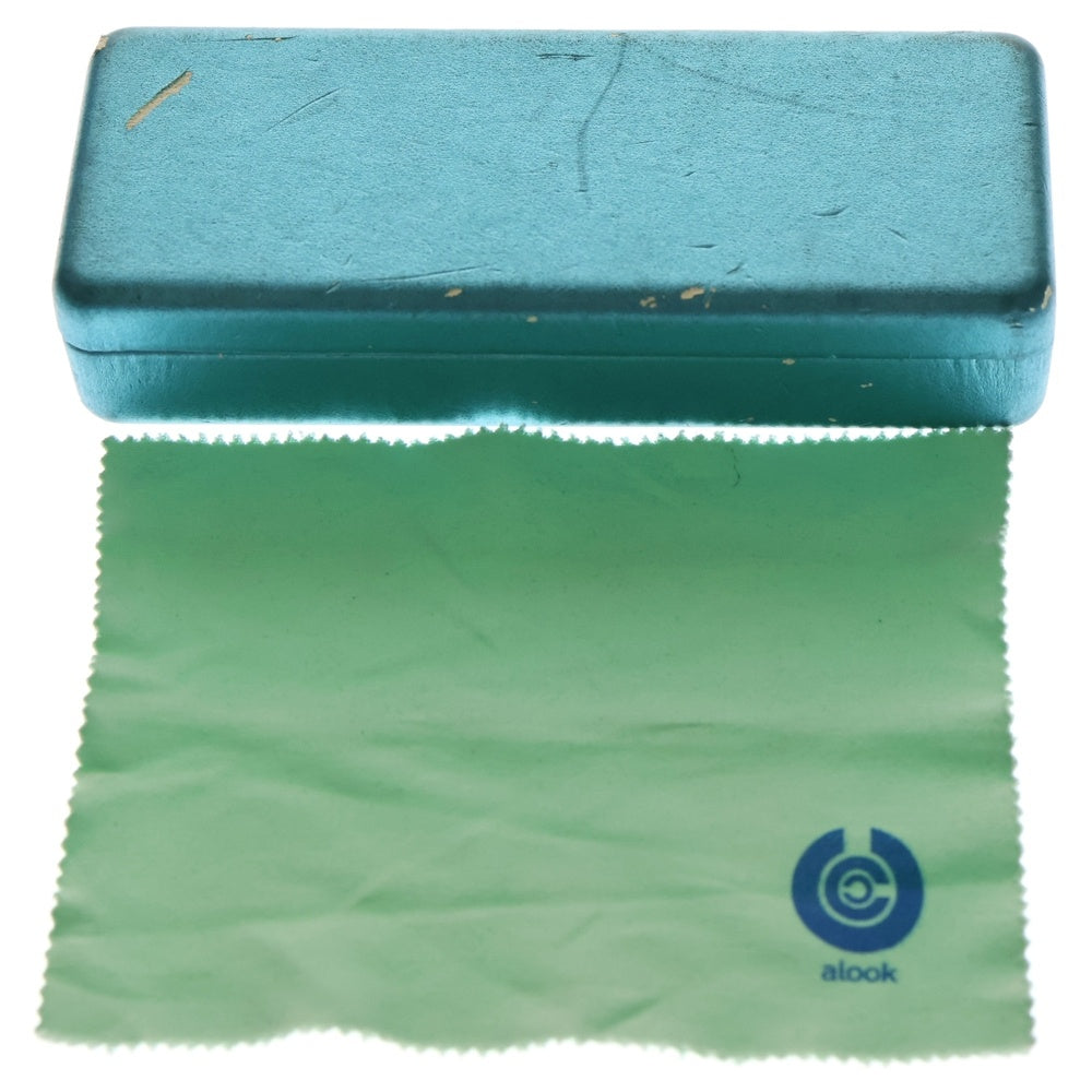 ALOOK(アルク) スクエア フレーム 眼鏡 アイウェア ブラウン ALK-1916