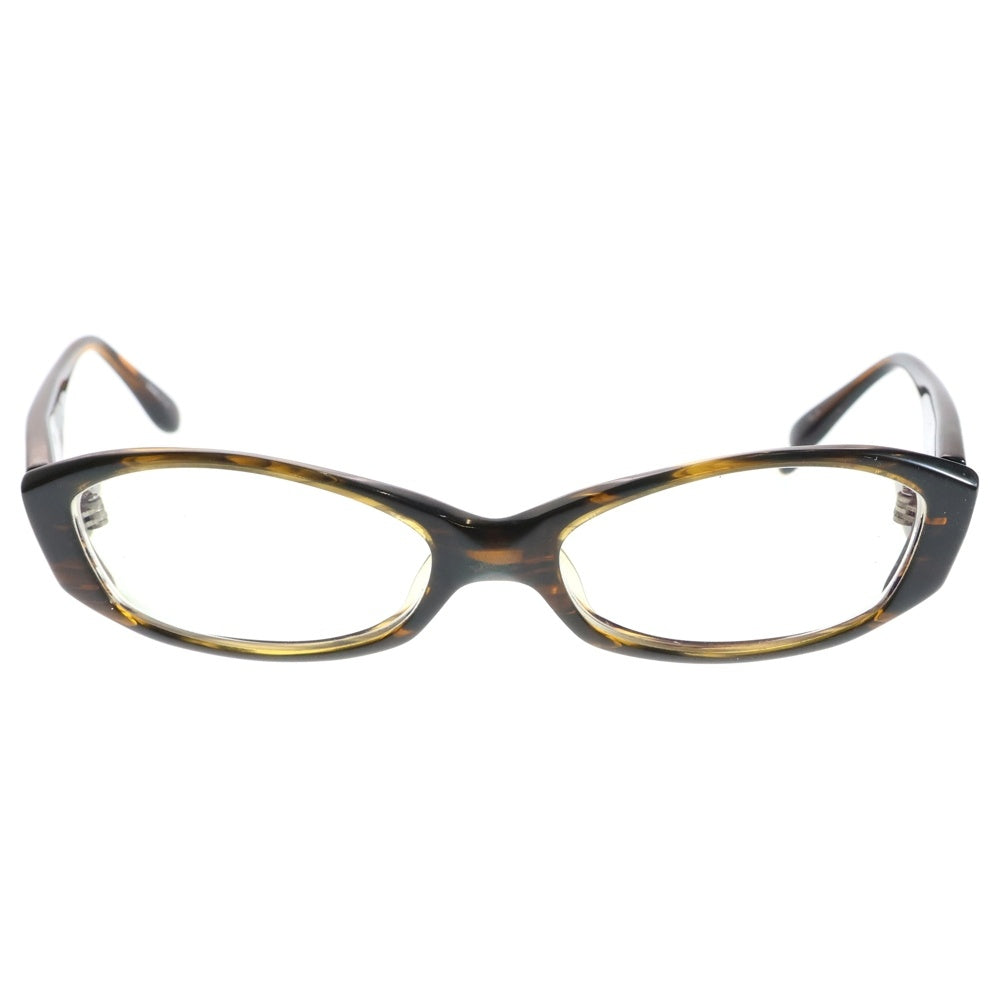 NO BRAND(ノーブランド) T.G.C TOKYO GLASS COMPANY(トウキョウ ガールズ カンパニー) オーバルフレーム 眼鏡 アイウェア ブラウン WS3658