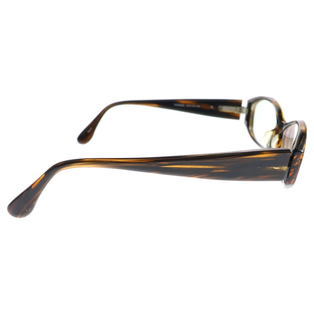 NO BRAND(ノーブランド) T.G.C TOKYO GLASS COMPANY(トウキョウ ガールズ カンパニー) オーバルフレーム 眼鏡 アイウェア ブラウン WS3658