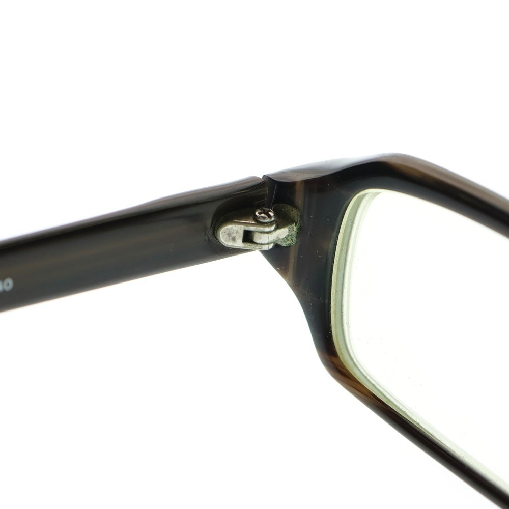 ALOOK(アルク) スクエアフレーム 眼鏡 アイウェア ブラウン