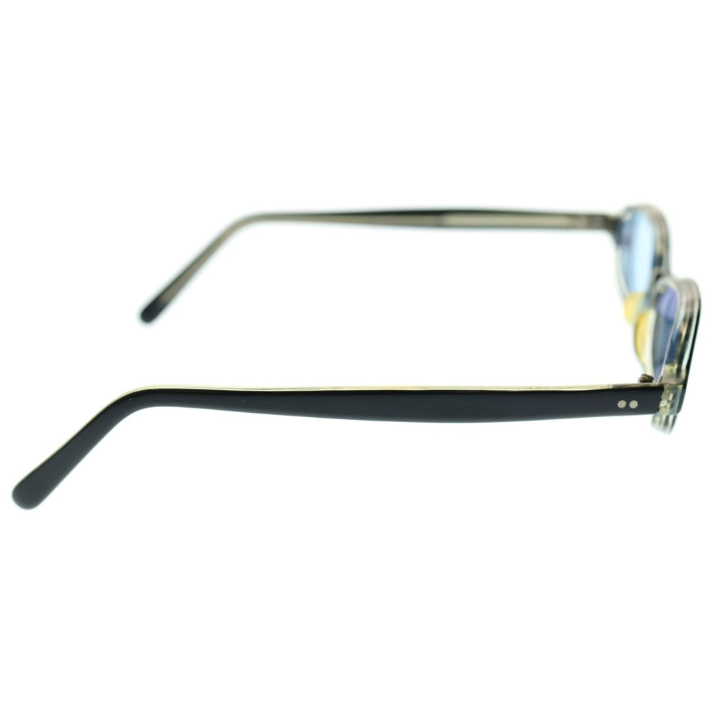 NICOLE CLUB(ニコル クラブ) オーバルフレーム サングラス 眼鏡 アイウェア ブラック/シルバー 1110