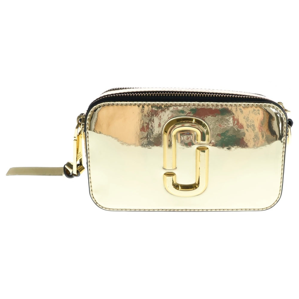 MARC JACOBS(マークジェイコブス) SNAPSHOT スナップショット メタリック ショルダーバッグ ゴールド レディース M0015801