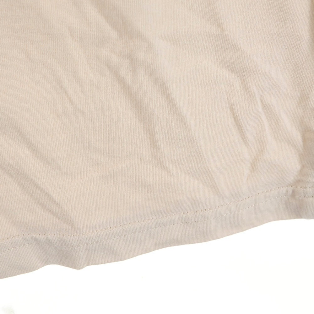 THE NORTH FACE(ザノースフェイス) 両面ロゴプリント クルーネック 半袖Tシャツ カットソー ベージュ NT7UM20D