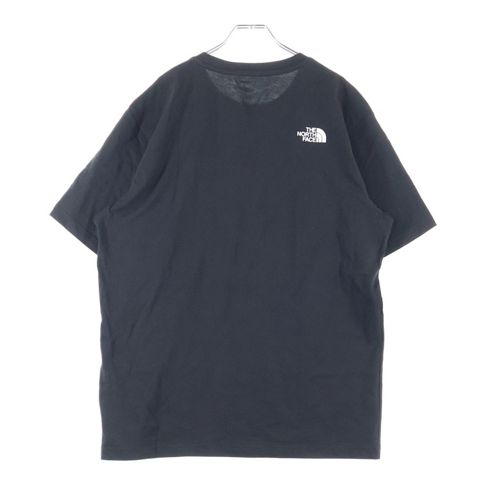 THE NORTH FACE(ザノースフェイス) 両面ロゴプリント クルーネック 半袖Tシャツ カットソー ブラック NT7UP47A