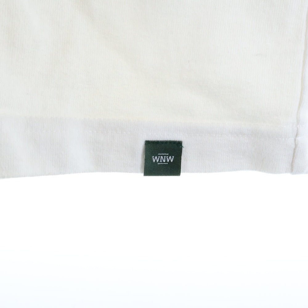 WORK NOT WORK(ワークノットワーク) スーパーヘビーウェイト ポケット 半袖Tシャツ カットソー ホワイト UW75-11U047
