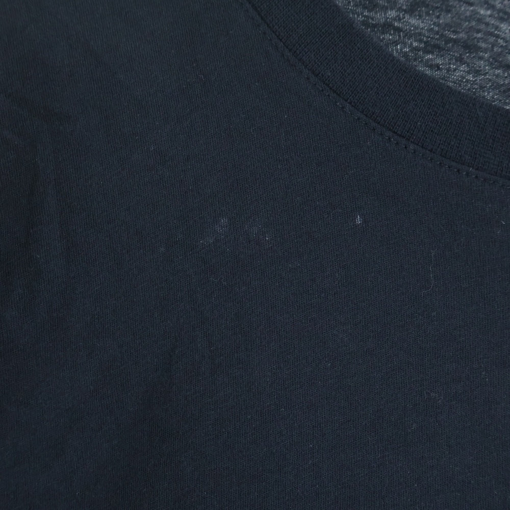 NIKE(ナイキ) ロゴ刺繍 コットン クルーネック 長袖Tシャツ カットソー ブラック AR5194-010