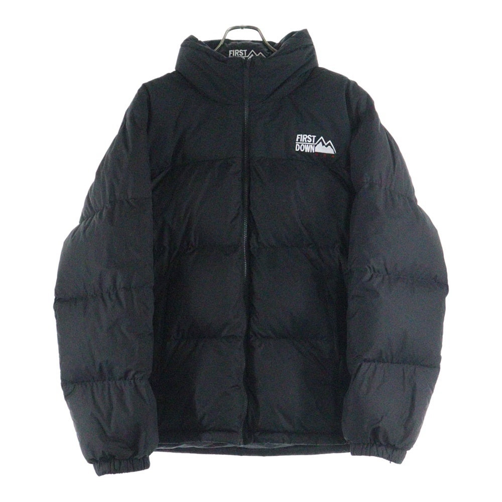 FIRST DOWN(ファーストダウン) BUBBLE DOWN JACKET MICROFT マイクロフト バブル ダウンジャケット ブラック F542001